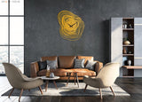 Unique Design Silent Wall Clock - BrossHome Metal Wall Art