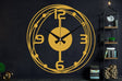 Unique Wall Clock For Living Room - BrossHome Metal Wall Art