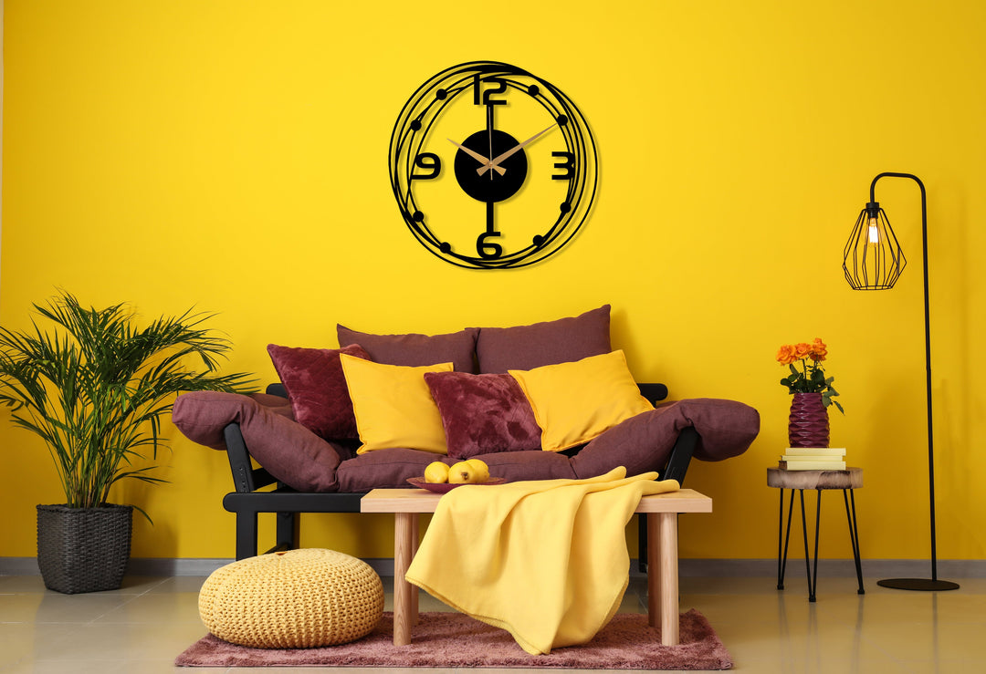 Unique Wall Clock For Living Room - BrossHome