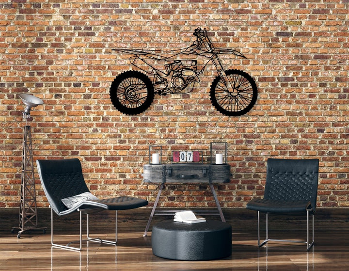 Your Custom Motorcycle Metal Silhouette Wall Art - BrossHome Metal Wall Art