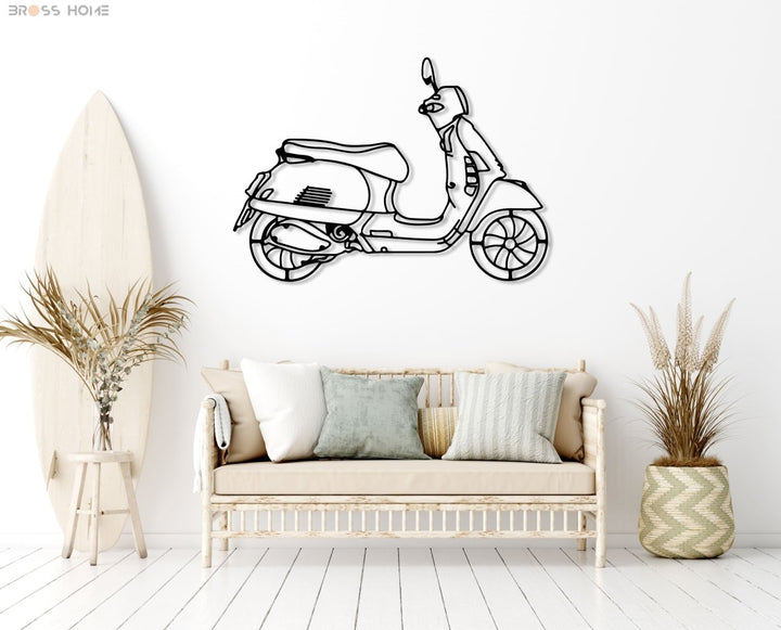 Your Custom Motorcycle Metal Silhouette Wall Art - BrossHome Metal Wall Art