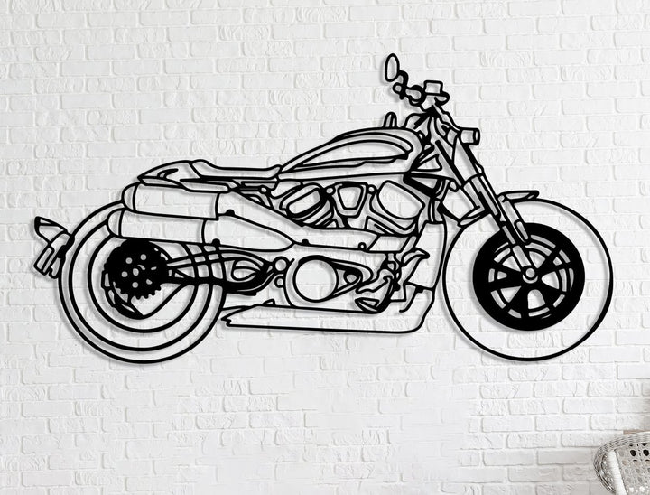 Your Custom Motorcycle Metal Silhouette Wall Art - BrossHome Metal Wall Art